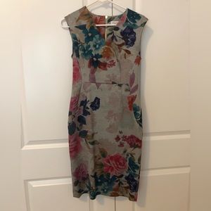 Calvin Klein floral dress size 4.